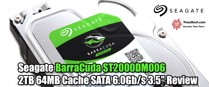 Seagate BarraCuda ST2000DM006 2TB 64MB Cache SATA 6.0Gb/s 3.5