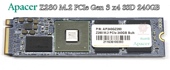 APACER Z280 M.2 PCIe Gen 3 x4 SSD 240GB Review