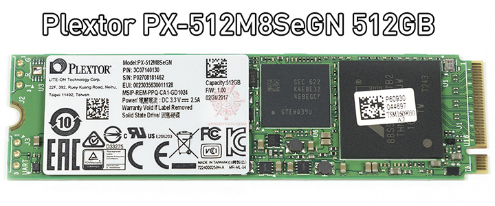 Plextor PX-512M8SeGN M.2 PCIe NVMe SSD 512GB Review
