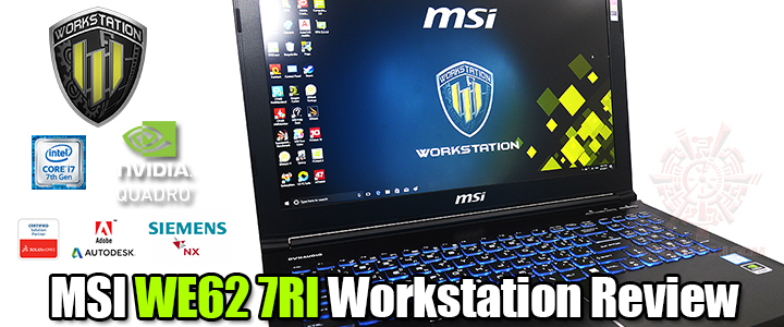 MSI WE62 7RI Workstation Review