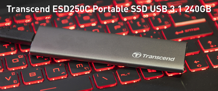 Transcend ESD250C Portable SSD USB 3.1 Type-C 240GB 