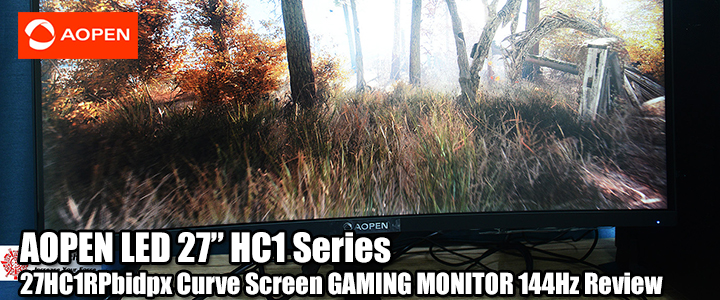 default thumb AOPEN LED 27” HC1 Series-27HC1RPbidpx Curve Screen GAMING MONITOR 144Hz Review