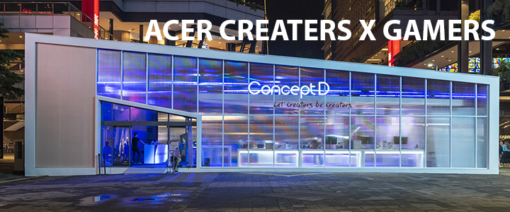 ACER CREATORS X GAMERS Showroom Computex 2019