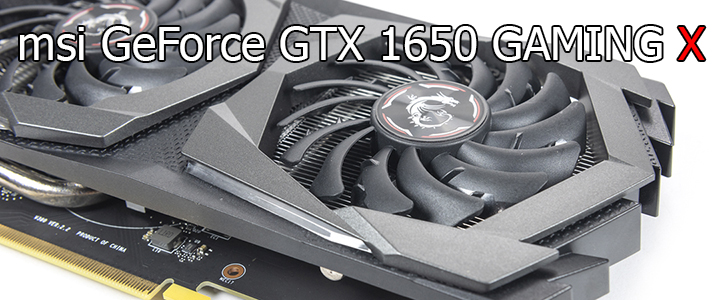 MSI GeForce GTX 1650 GAMING X 4G Review
