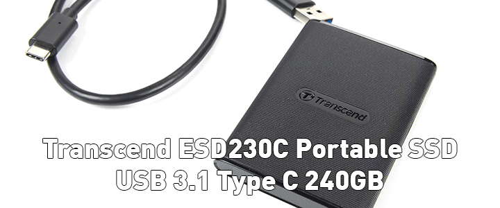 default thumb Transcend ESD230C Portable SSD USB 3.1 Type C 240GB