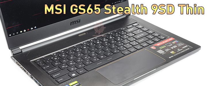 default thumb MSI GS65 Stealth 9SD Thin Review