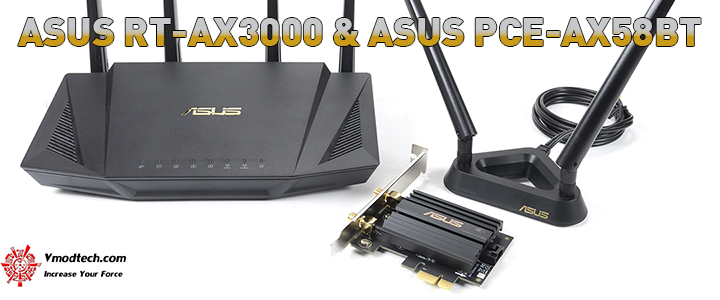 ASUS RT-AX3000 & ASUS PCE-AX58BT WiFi 6 Review