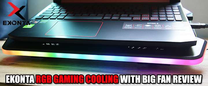 EKONTA RGB GAMING COOLING WITH BIG FAN REVIEW