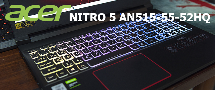 default thumb ACER NITRO 5 AN515-55-52HQ with Intel Core GEN 10th Review