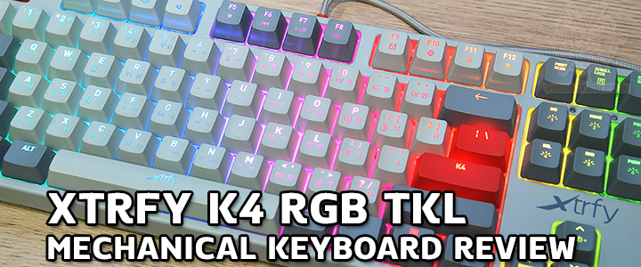 default thumb XTRFY K4 RGB TKL MECHANICAL KEYBOARD REVIEW