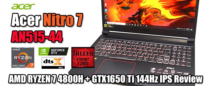 default thumb ACER NITRO 5 2020 with AMD RYZEN 7 4800H + GTX1650 Ti Review