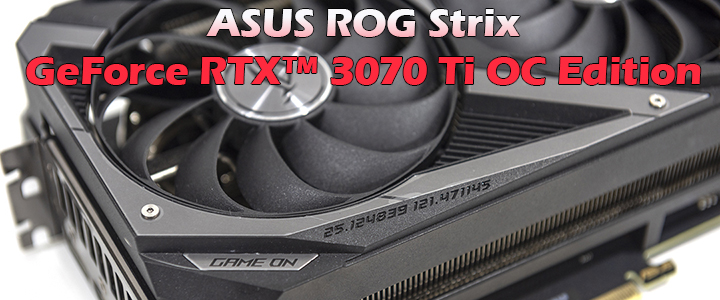 ASUS ROG Strix GeForce RTX™ 3070 Ti OC Edition 8GB GDDR6X
