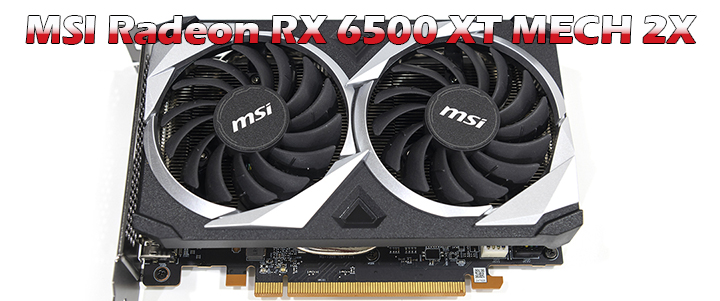 default thumb MSI Radeon RX 6500 XT MECH 2X 4G OC Review