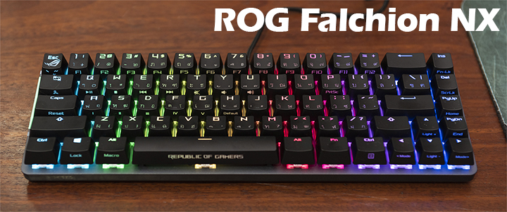 ASUS ROG Falchion NX wireless mechanical gaming keyboard Review