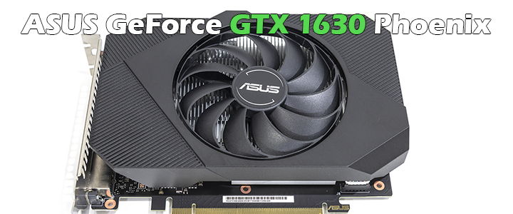default thumb ASUS GeForce GTX 1630 Phoenix 4GB Review
