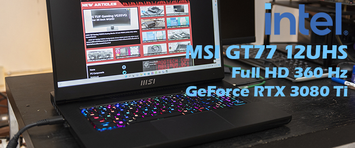 default thumb MSI GT77 12UHS with Intel CPU Core i9 gen 12 Review