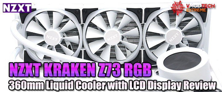 NZXT KRAKEN Z73 RGB 360mm Liquid Cooler with LCD Display Review