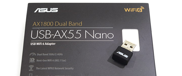 default thumb ASUS USB-AX55 Nano AX1800 Dual Band WiFi 6 USB Adapter Review
