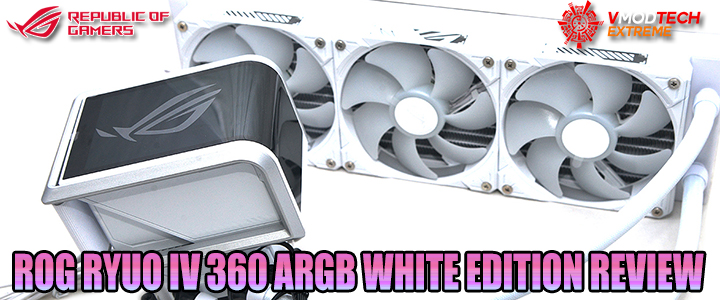 ROG RYUO IV 360 ARGB WHITE EDITION REVIEW