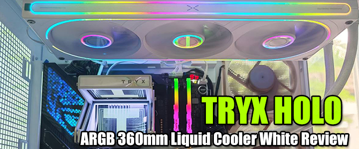 TRYX HOLO ARGB 360mm Liquid Cooler White Review