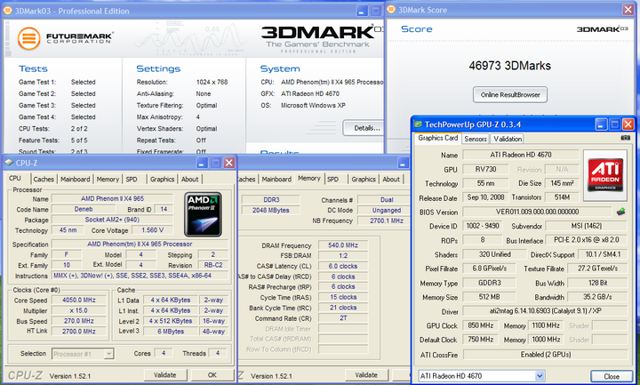 032 Phenom II X4 965BE @ 4 G อีกแล้ว