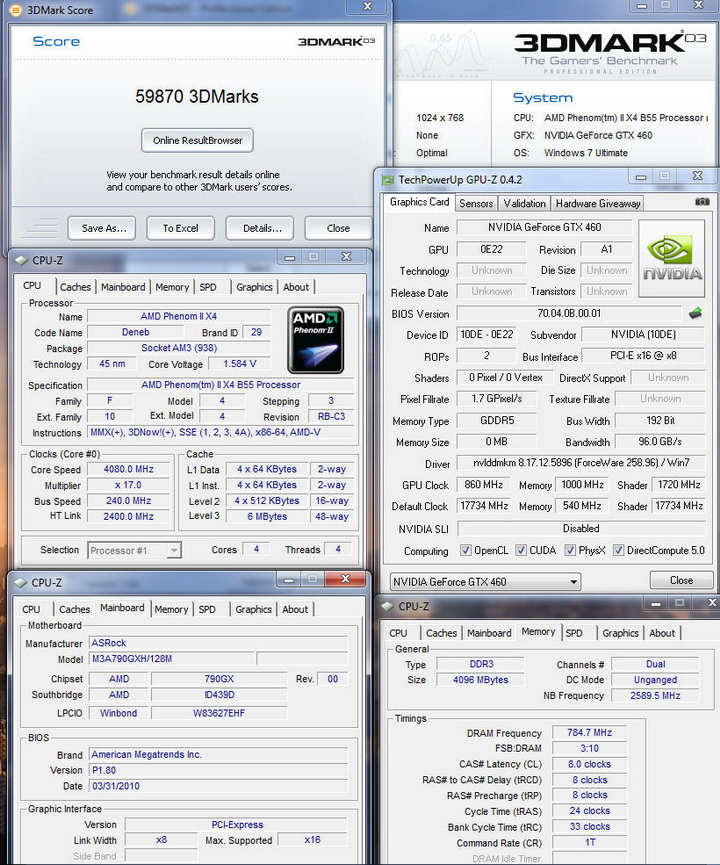 0327 GALAXY Geforce GTX460 GC 768MB Review