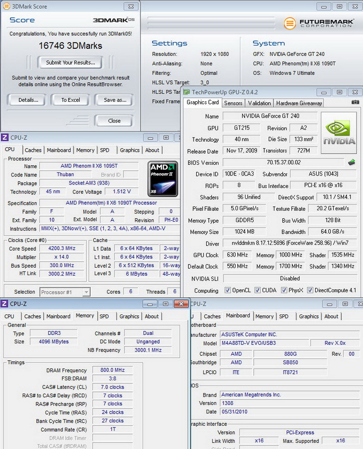 05110 Asus ENGT240 1GB DDR5