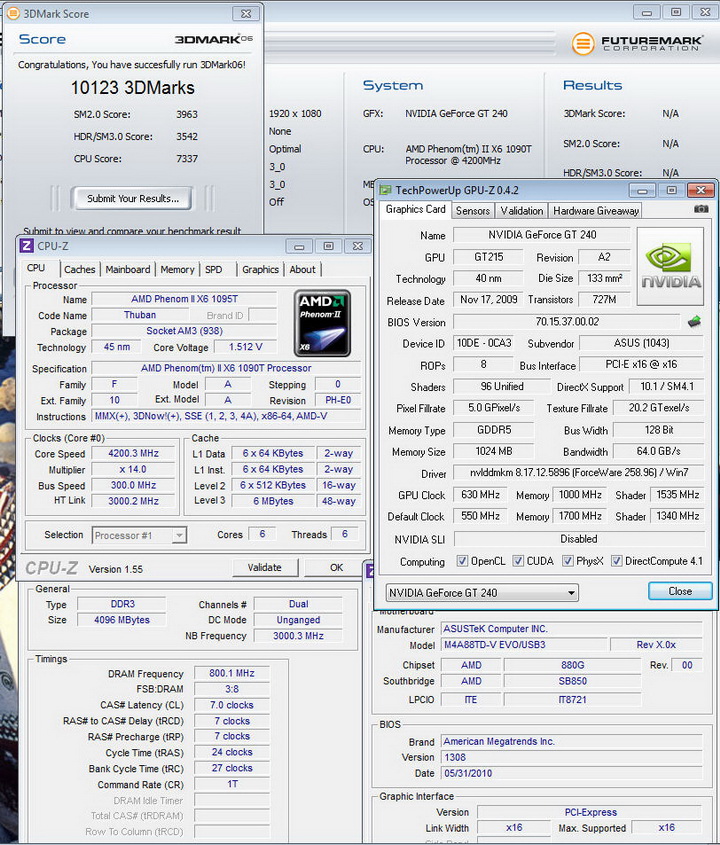 0626 Asus ENGT240 1GB DDR5