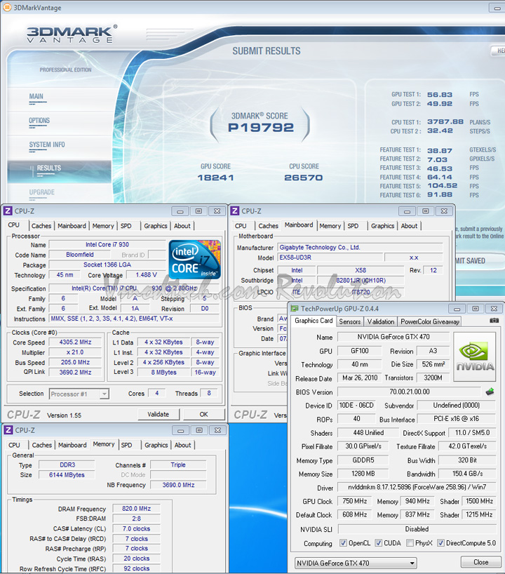 07 nophysx Palit Geforce GTX470 1280MB DDR5 Overclock Test