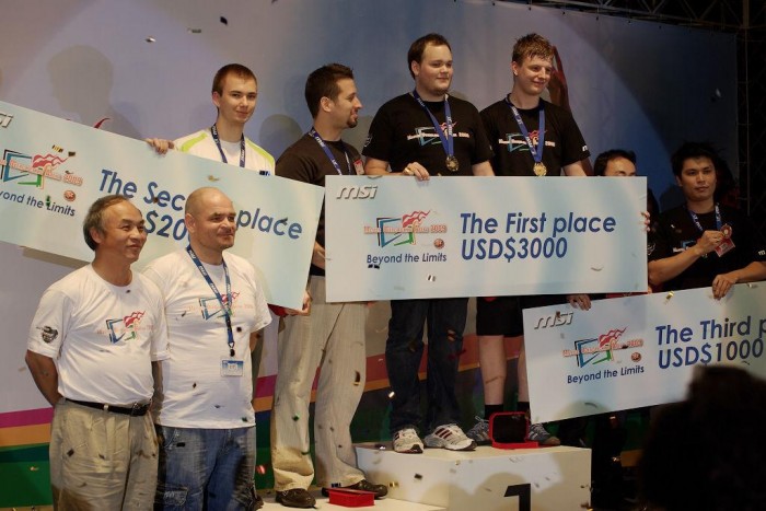 112 งานแข่งขันการโอเวอร์คล็อกระดับโลก MSI MOA2009  ได้แข่งขันเสร็จสิ้นและปิดฉากลงอย่างสวยงาม