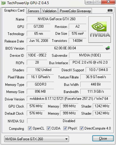 113a TechPowerUp GPU Z 0.4.5 Released
