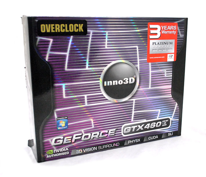 196 INNO GTX 460 1GB DDR5 OVERCLOCK