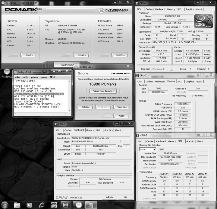  default 177x21 ddr3 2125 9 10 9 28 95 pcmark05 720x692 Memory OCZ PC3 17000 Platinum Series : Review