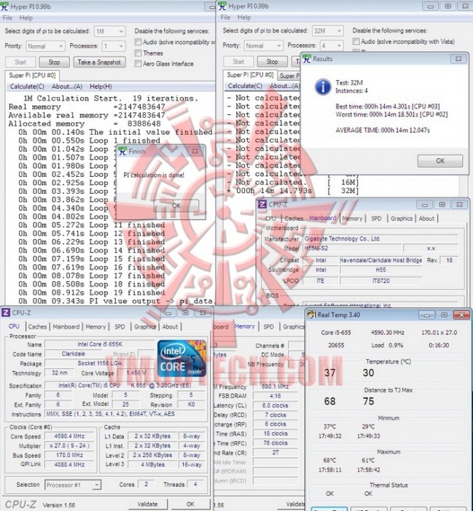 test stable 666x720 Gigabyte H55M S2 Motherboard