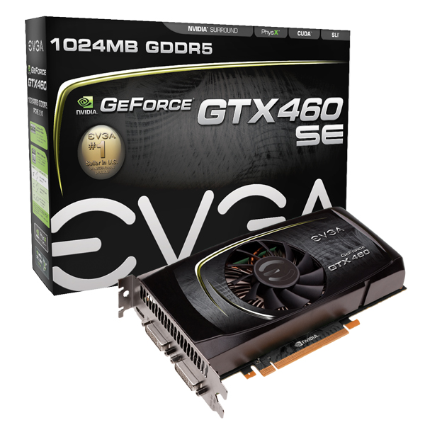 01g p3 1366 box card EVGA introduces GTX460 SE Next Generation Gaming now More Affordable than Ever!