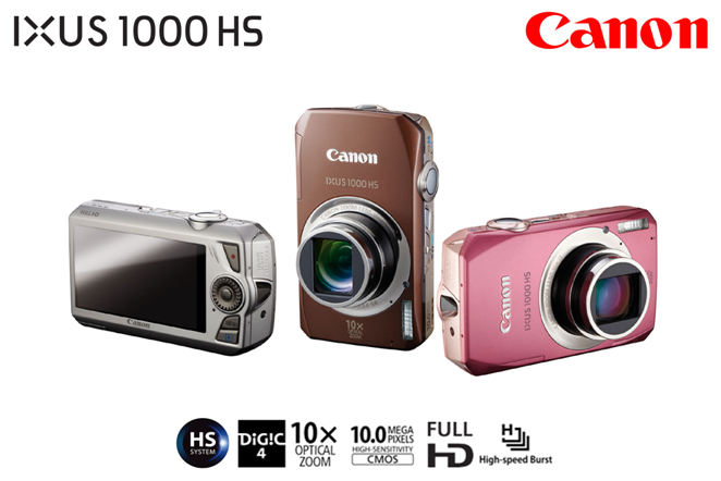 canon ixus แคนนอน เปิดตัว กล้องดิจิตอล IXUS 1000 HS ใหม่! กล้องคอมแพ็คระดับไฮเอนด์ พลังเลนส์ซูม 10 เท่า ดีไซน์บางที่สุดในโลก 