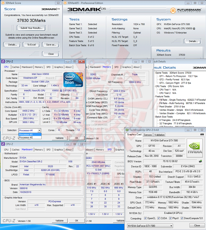 05 df GeForce GTX 580 4Way SLI with 24Threads CPU!!!