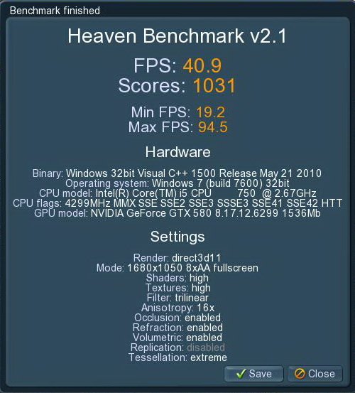 unigine oc 1 EVGA GTX580 Extreme Review