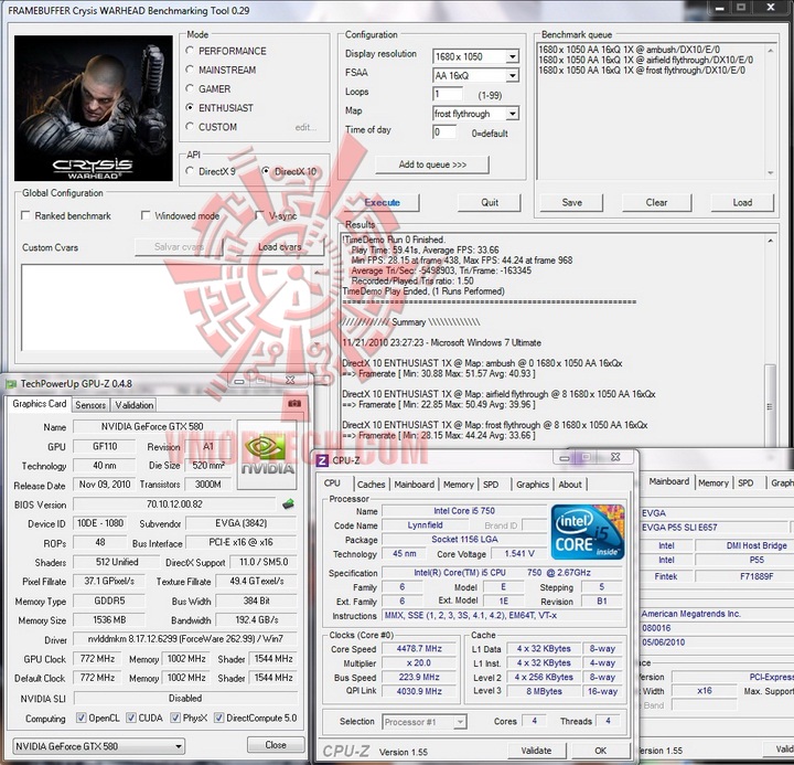 warhead default 1 EVGA GTX580 Extreme Review