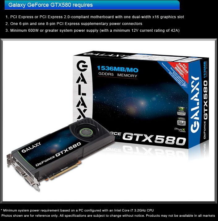 3 GALAXY GF GTX580 1536MB DDR5 Review