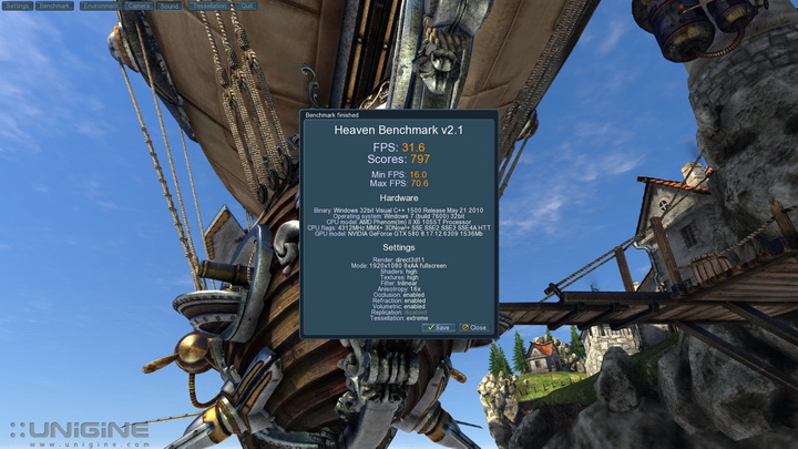 unigine 2010 11 23 21 30 32 37 GALAXY GF GTX580 1536MB DDR5 Review