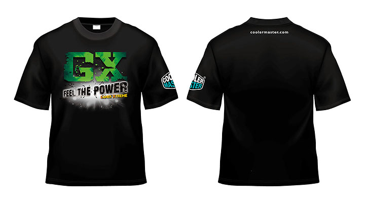 t shirt green 1 Cooler master GX Series Power Supply Promotion Part II