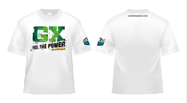t shirt green 2 Cooler master GX Series Power Supply Promotion Part II