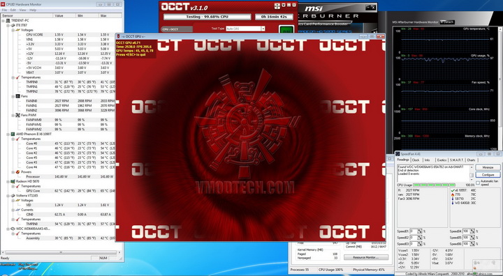 occt occt Corsair Gaming Series GS800 Power Supply 80+ Review
