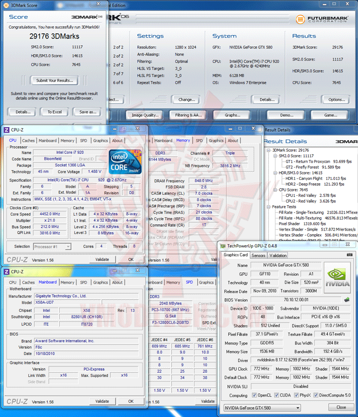06 GIGABYTE NVIDIA GeForce GTX 580 1536MB GDDR5 Review