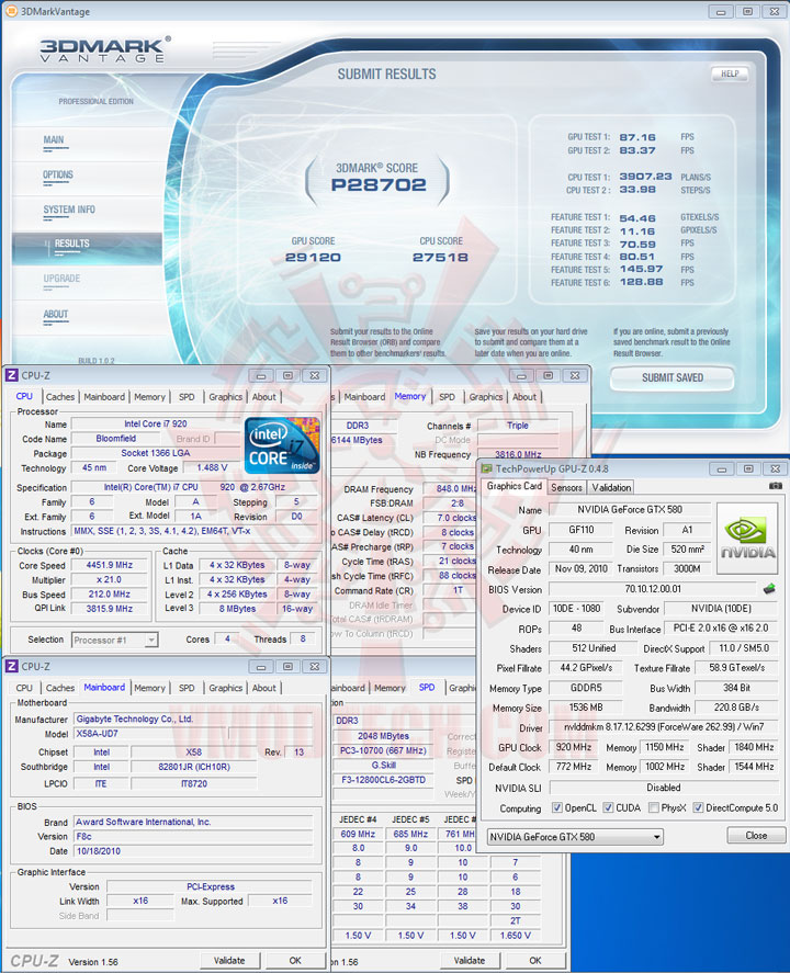 07np ov GIGABYTE NVIDIA GeForce GTX 580 1536MB GDDR5 Review