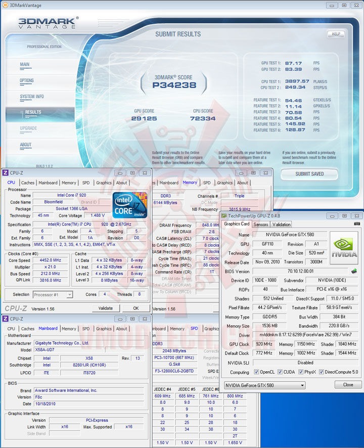 07p ov GIGABYTE NVIDIA GeForce GTX 580 1536MB GDDR5 Review