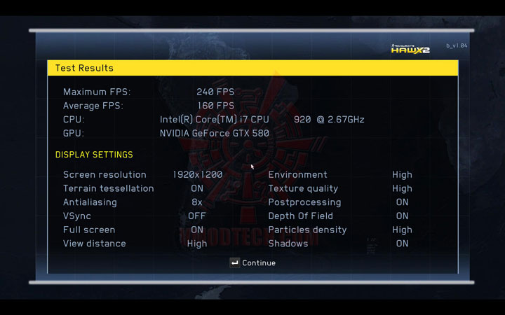 hawx2 ov GIGABYTE NVIDIA GeForce GTX 580 1536MB GDDR5 Review