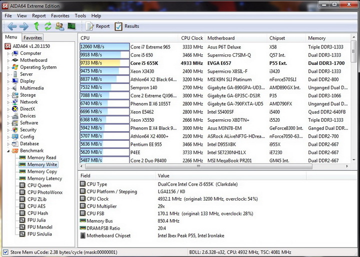 memwrite1 resize Intel Core i5 655K Processors