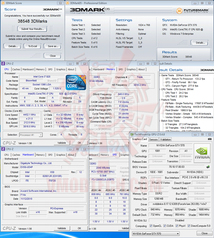 05 oc NVIDIA GeForce GTX 570 1280MB GDDR5 Debut Review